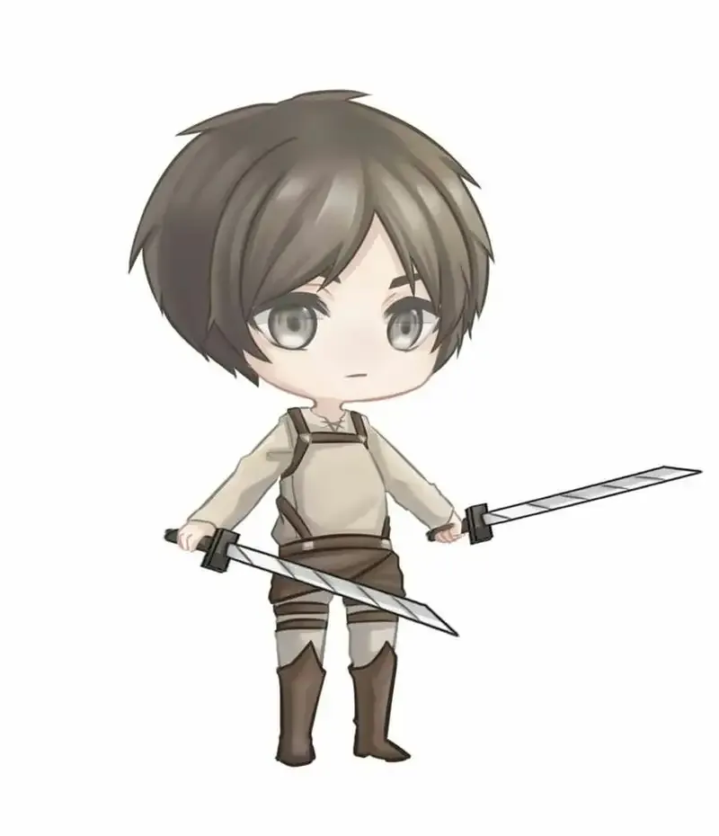 Ảnh Eren Yeager chibi 9