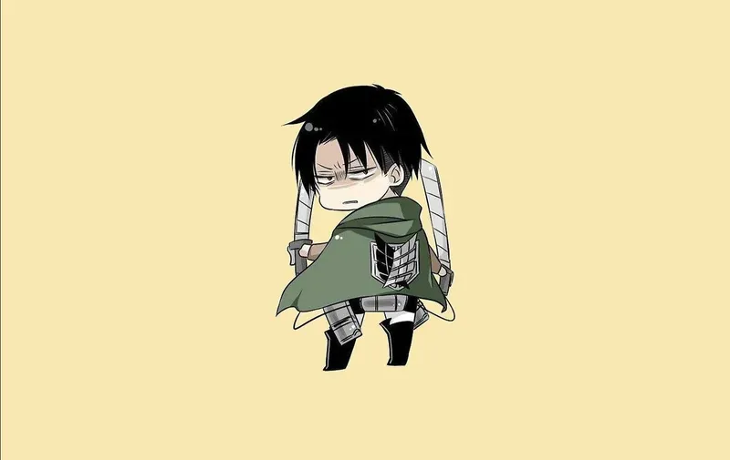 Ảnh Levi Ackerman chibi 8