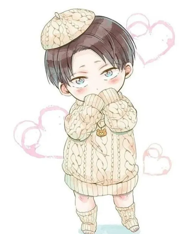Ảnh Levi Ackerman chibi 9