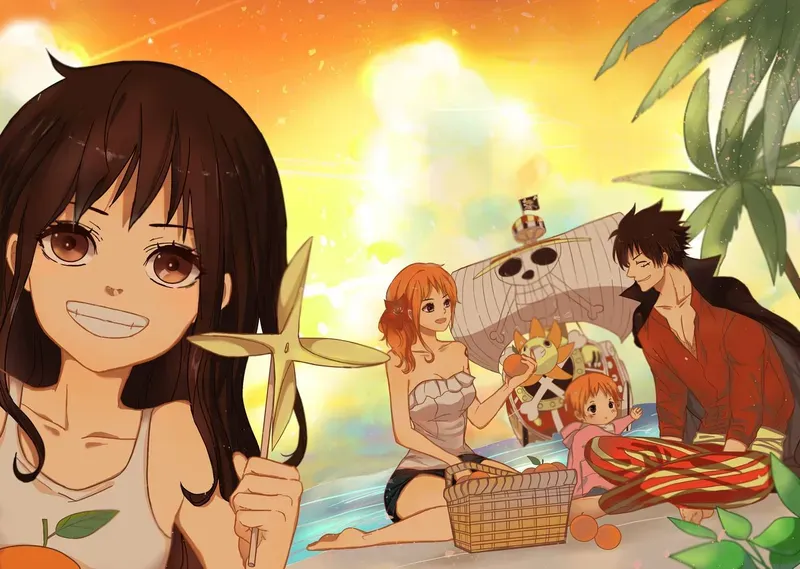 Ảnh Nami và Luffy