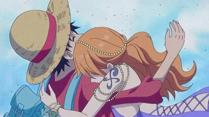 Ảnh Nami và Luffy