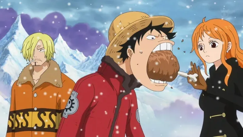 Ảnh Nami và Luffy