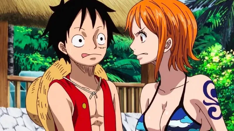 Ảnh Nami và Luffy