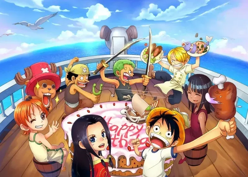 Ảnh Nami và Luffy