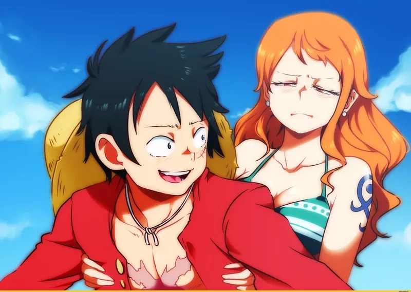 Ảnh Nami và Luffy
