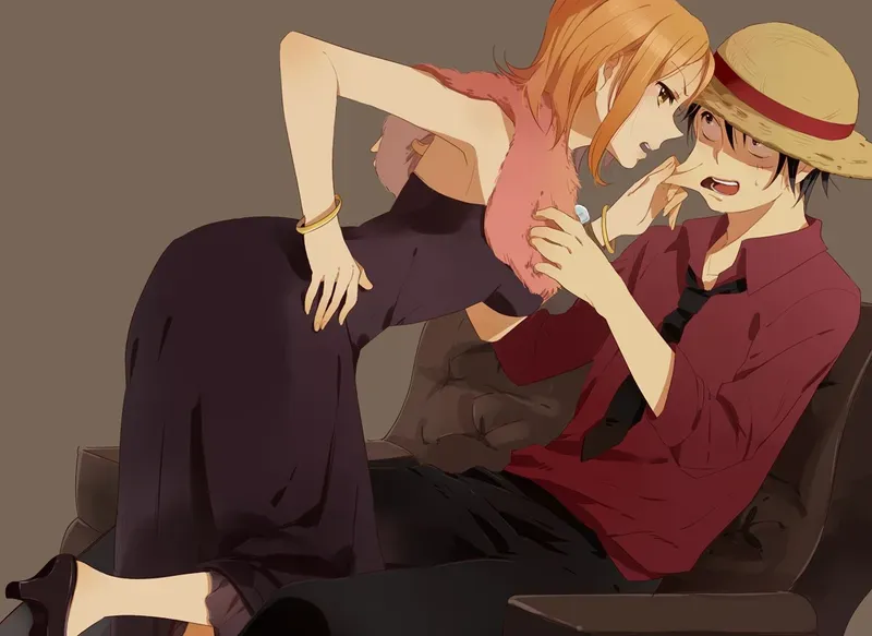 Ảnh Nami và Luffy