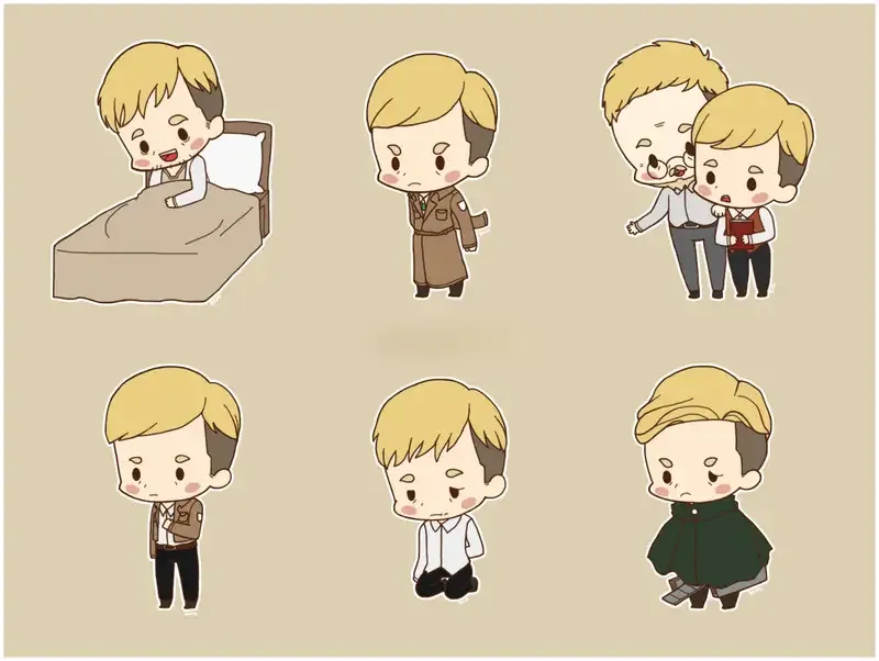 Ảnh Erwin Smith chibi5