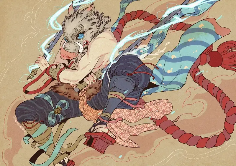 Ảnh Hashibira Inosuke ngầu ấn tượng 6