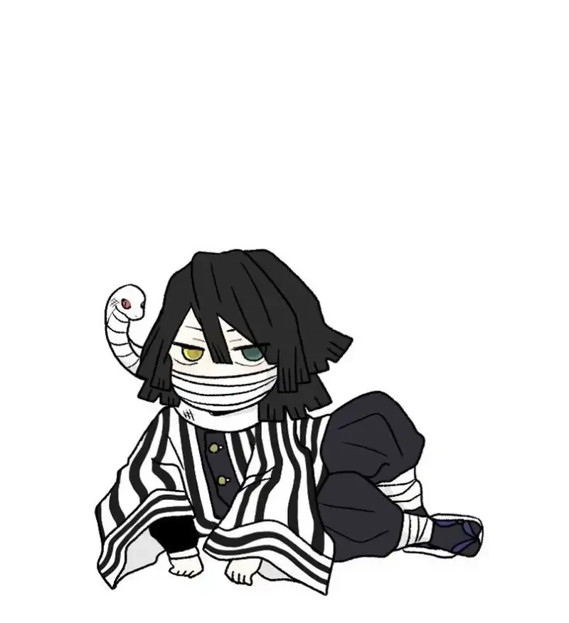 Ảnh Iguro Obanai chibi đáng yêu 1