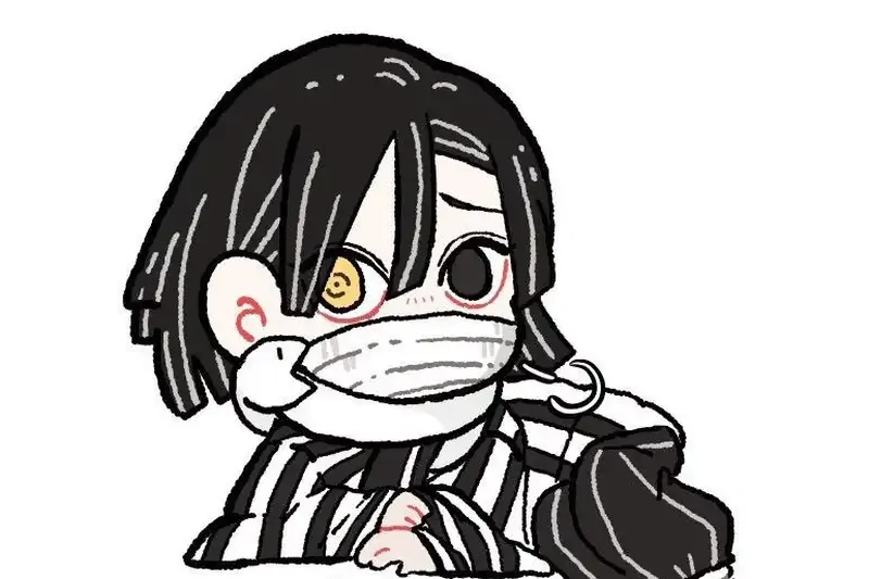 Ảnh Iguro Obanai chibi đáng yêu 5