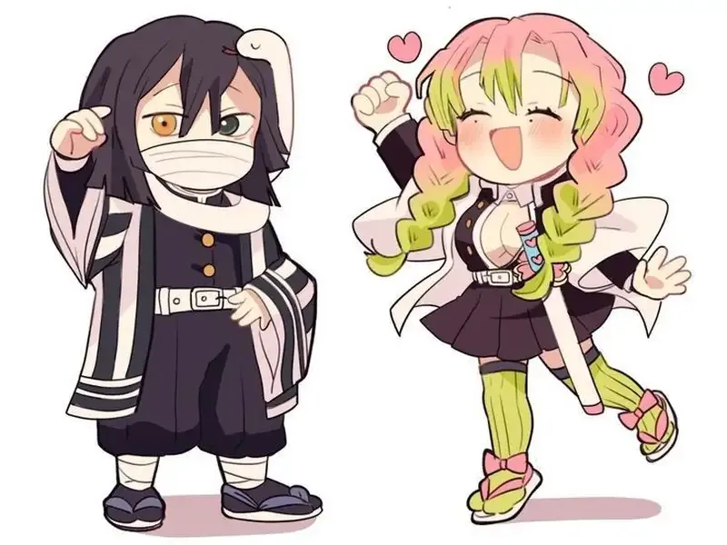Ảnh Iguro Obanai chibi đáng yêu 6
