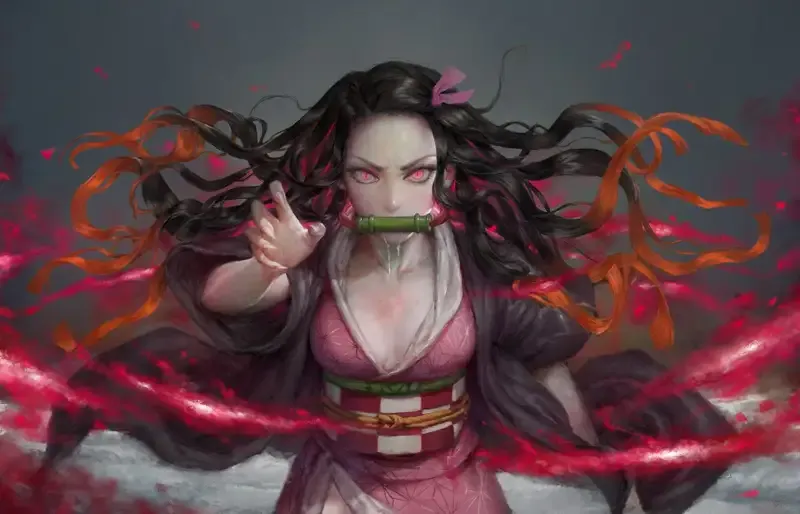 Ảnh Kamado Nezuko ngầu độc đáo 2