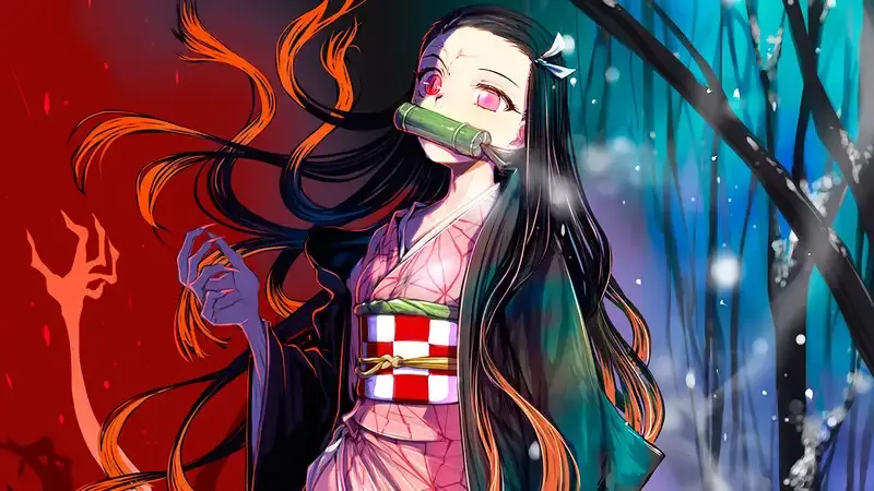 Ảnh Kamado Nezuko ngầu độc đáo 4