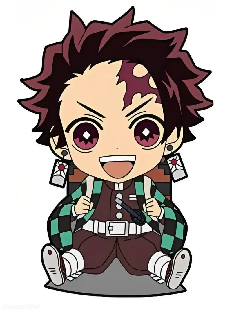 Ảnh Kamado Tanjiro chibi đáng yêu nhất 1
