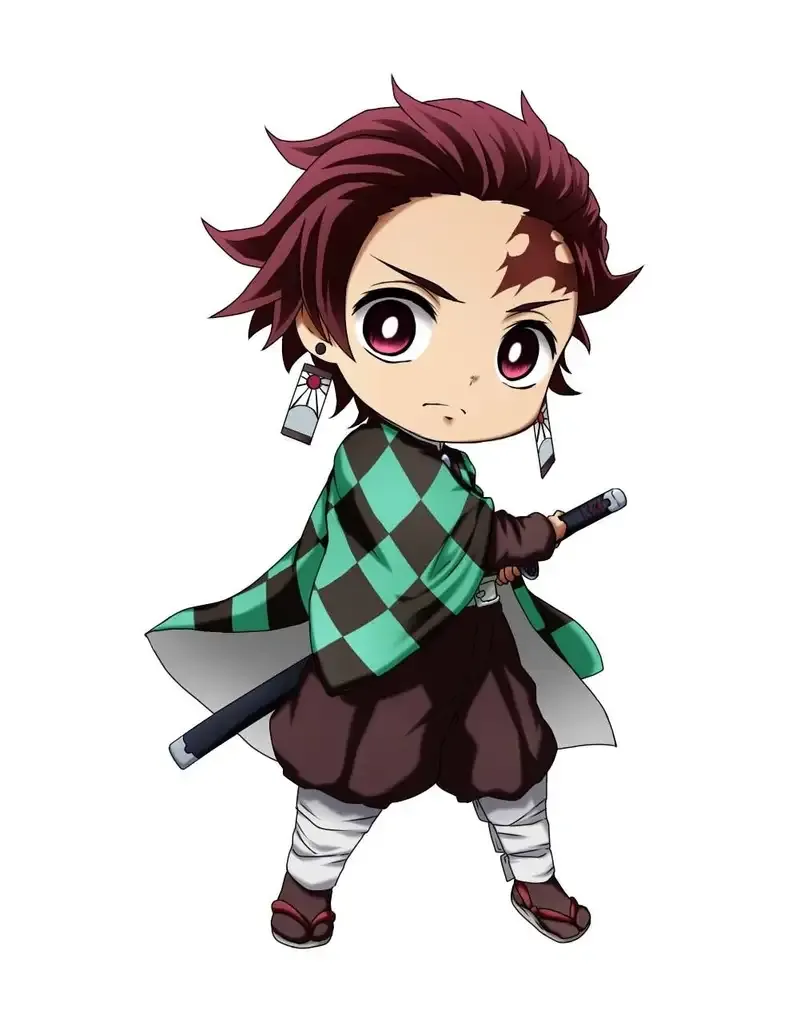 Ảnh Kamado Tanjiro chibi đáng yêu nhất 2