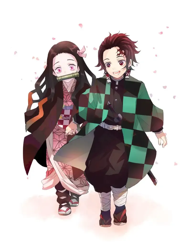 Ảnh Kamado Tanjiro chibi đáng yêu nhất 6