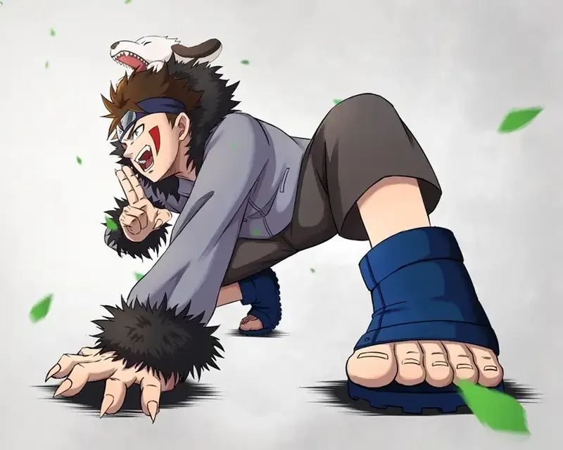 Hình ảnh Kiba Inuzuka ngầu độc đáo 4