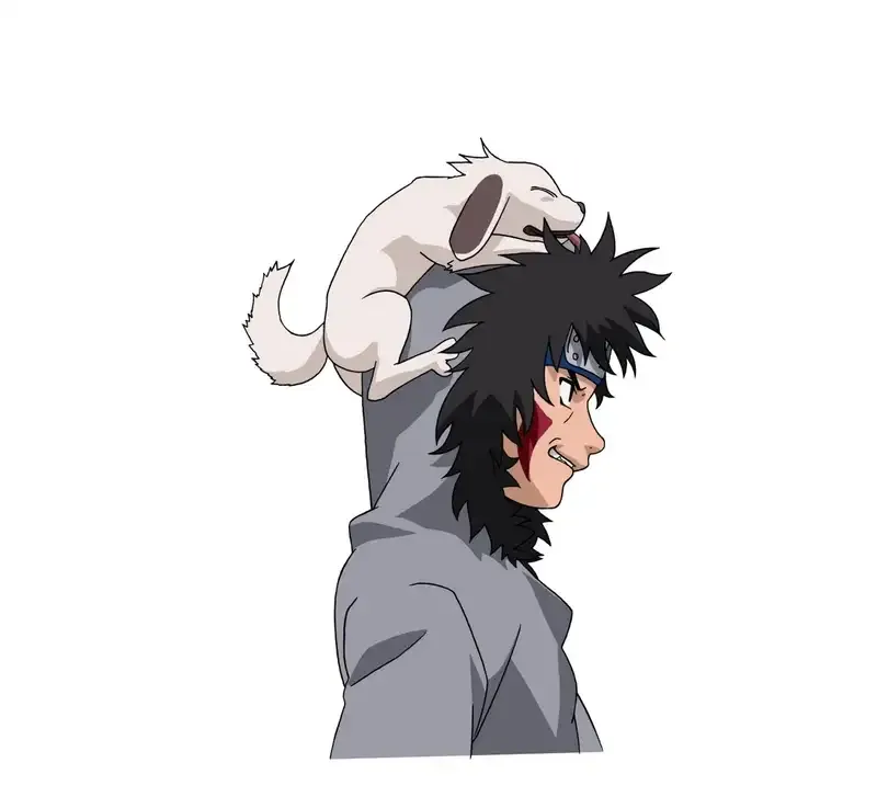 Hình ảnh Kiba Inuzuka ngầu độc đáo 16
