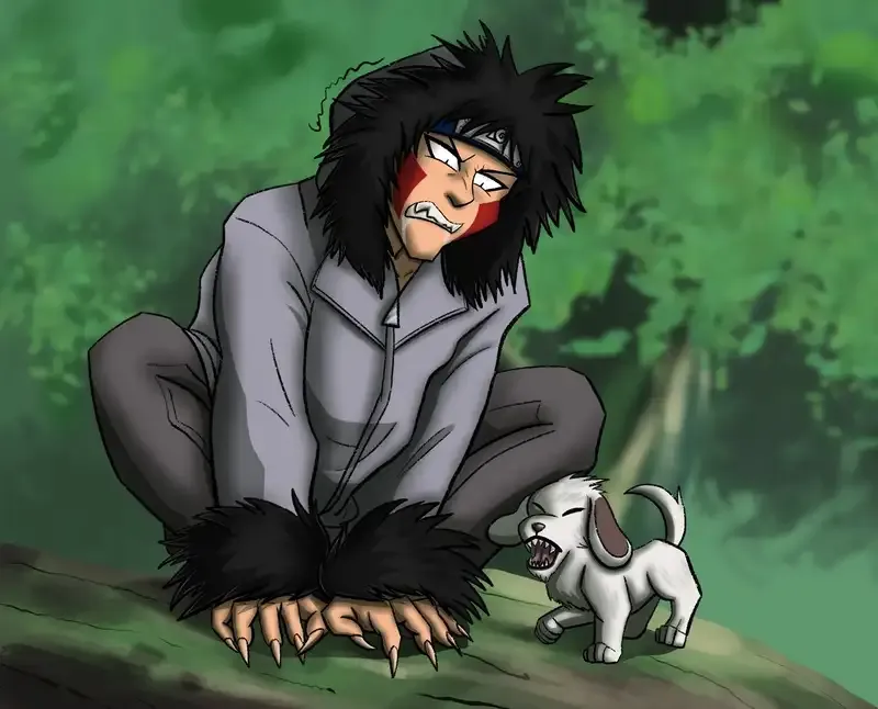 Hình ảnh Kiba Inuzuka ngầu độc đáo 23