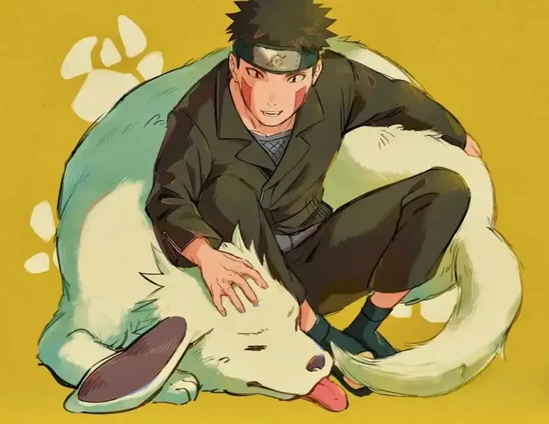 Hình ảnh Kiba Inuzuka ngầu độc đáo 27