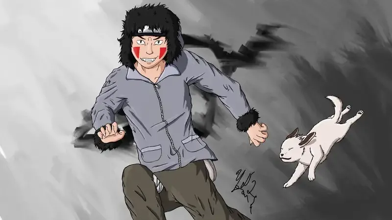Hình ảnh Kiba Inuzuka ngầu độc đáo 37