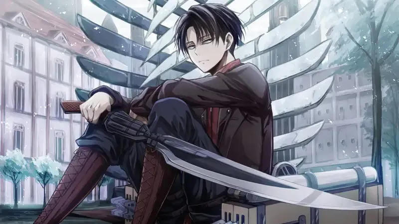 Ảnh Levi Ackerman ngầu 4