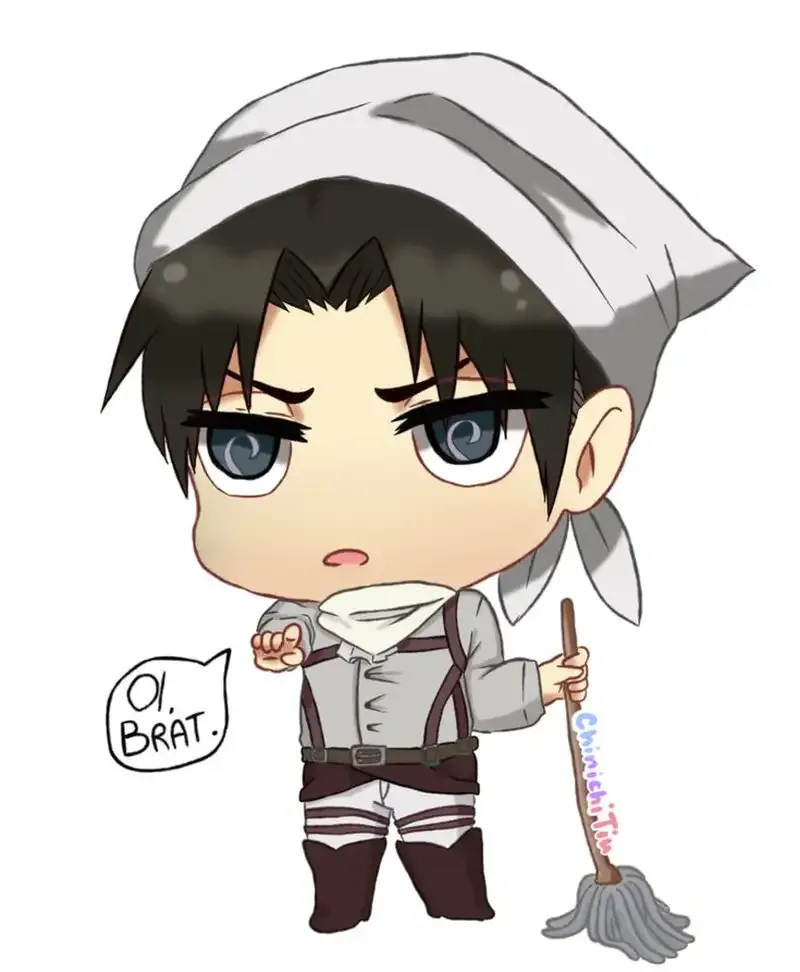 Ảnh Levi Ackerman chibi 6