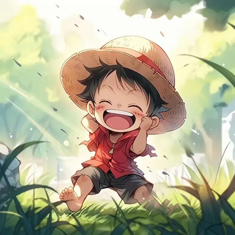 Hình ảnh Luffy chibi siêu cute