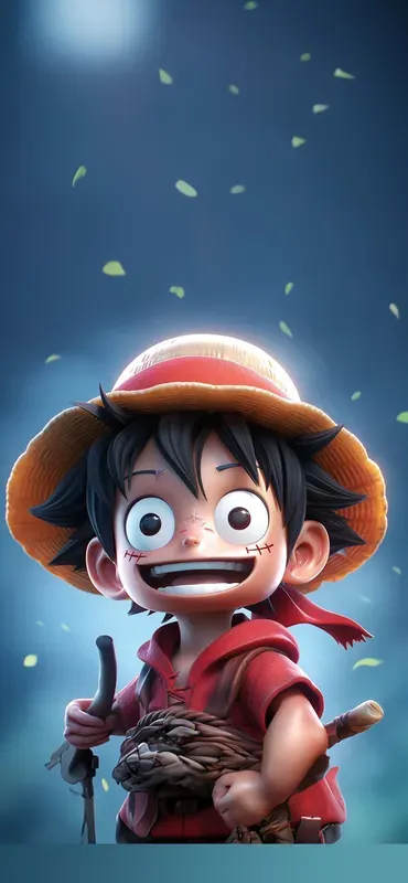 Hình ảnh Luffy chibi siêu cute