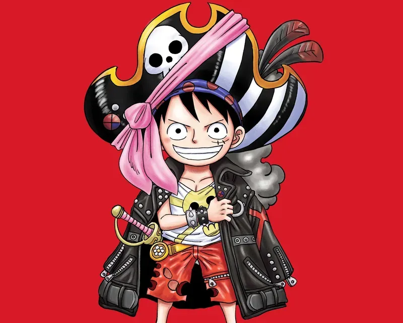 Hình ảnh Luffy chibi siêu cute