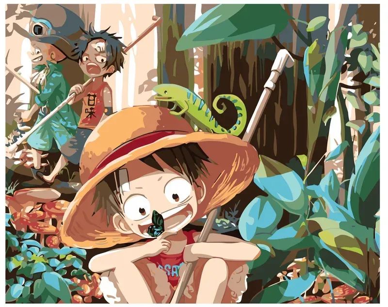 Hình ảnh Luffy chibi siêu cute
