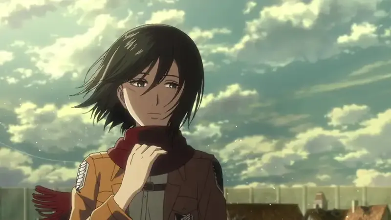 Ảnh Mikasa Ackerman buồn6