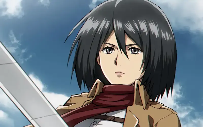 Ảnh Mikasa Ackerman buồn12