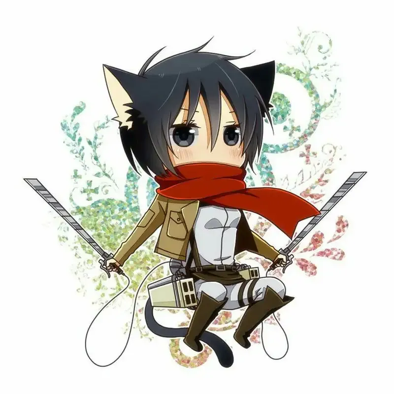 Ảnh Mikasa Ackerman chibi6
