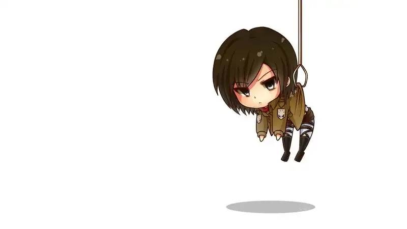 Ảnh Mikasa Ackerman chibi8