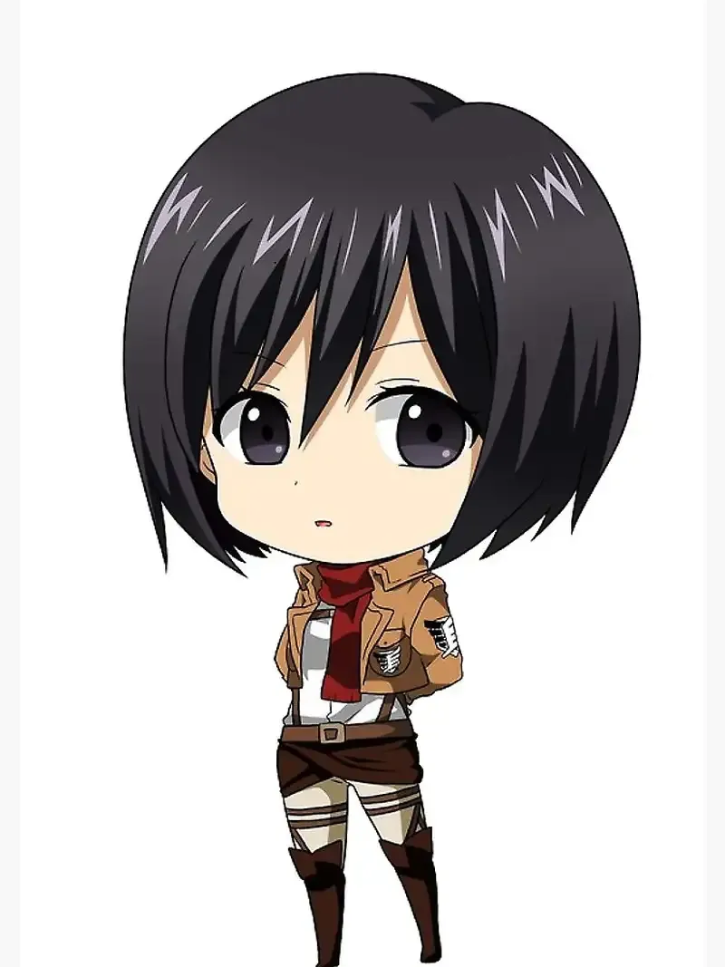 Ảnh Mikasa Ackerman chibi10