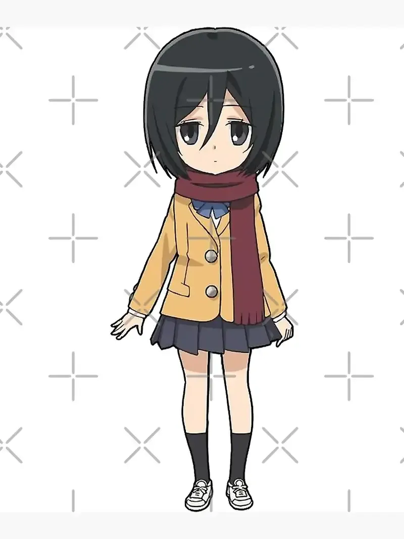 Ảnh Mikasa Ackerman chibi11