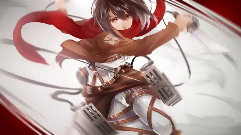 Ảnh Mikasa Ackerman ngầu1