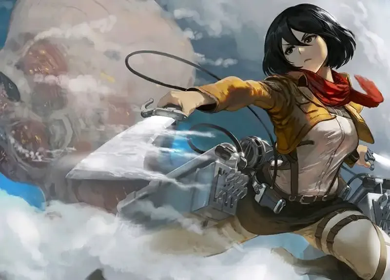 Ảnh Mikasa Ackerman ngầu4