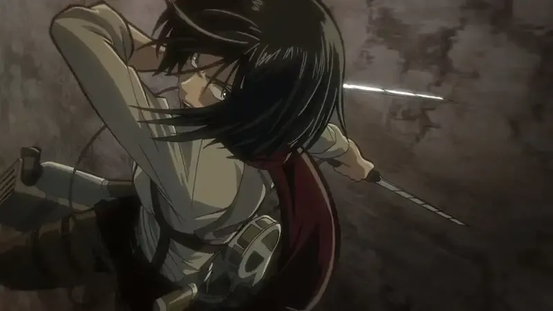 Ảnh Mikasa Ackerman ngầu5