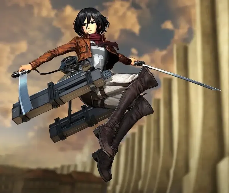 Ảnh Mikasa Ackerman ngầu7