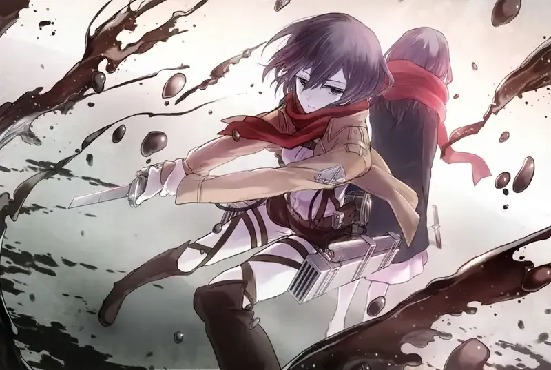 Ảnh Mikasa Ackerman ngầu8