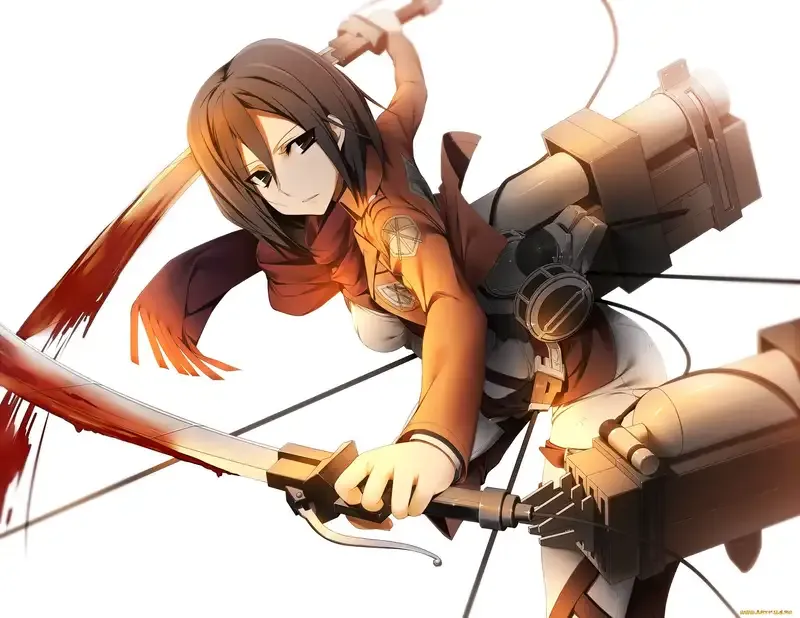 Ảnh Mikasa Ackerman ngầu10