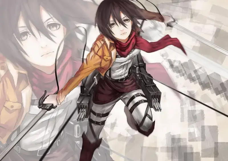 Ảnh Mikasa Ackerman ngầu11