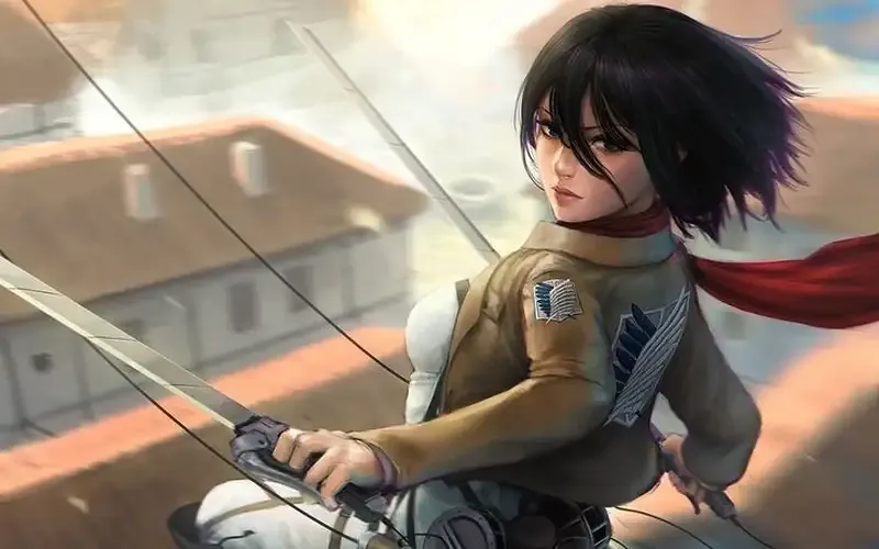 Ảnh Mikasa Ackerman ngầu19