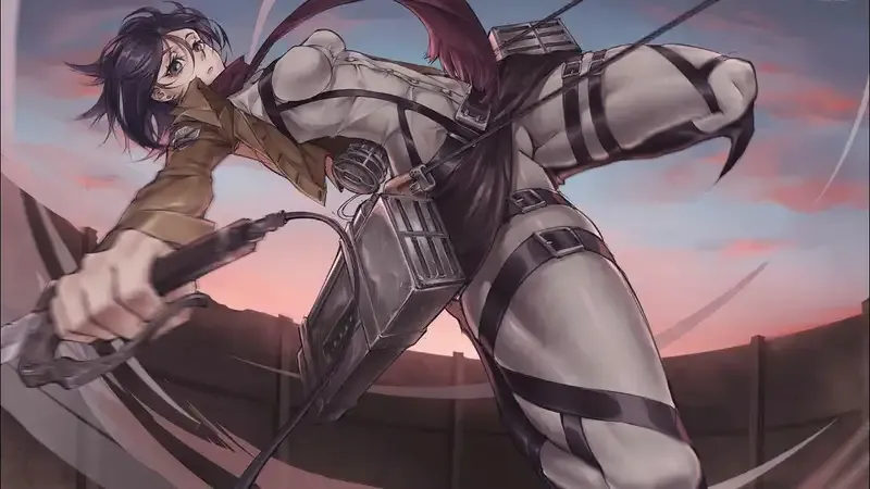 Ảnh Mikasa Ackerman ngầu20