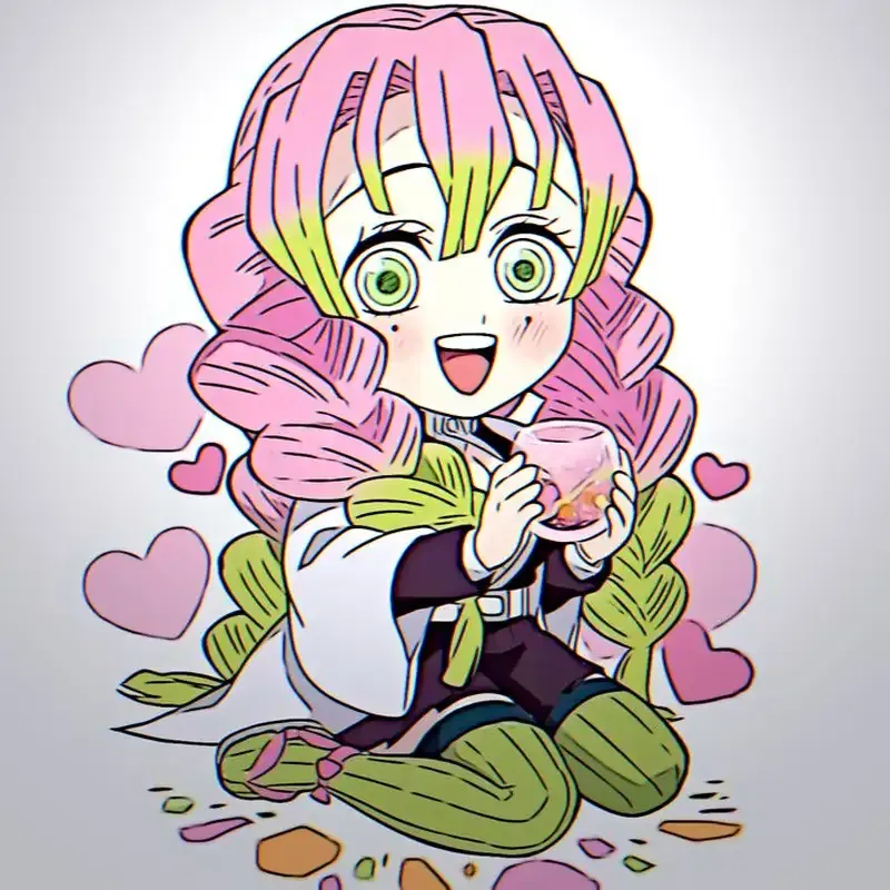 Ảnh Mitsuri Kanroji chibi dành cho fan anime 3