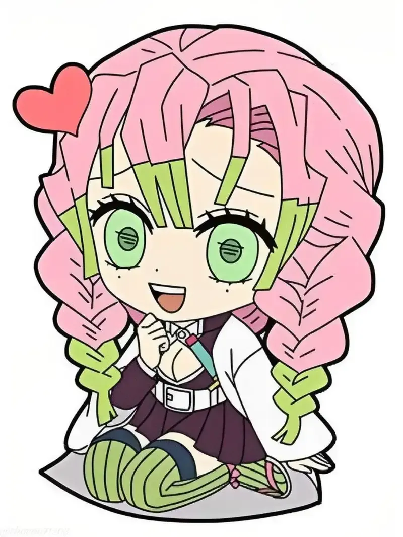 Ảnh Mitsuri Kanroji chibi dành cho fan anime 4