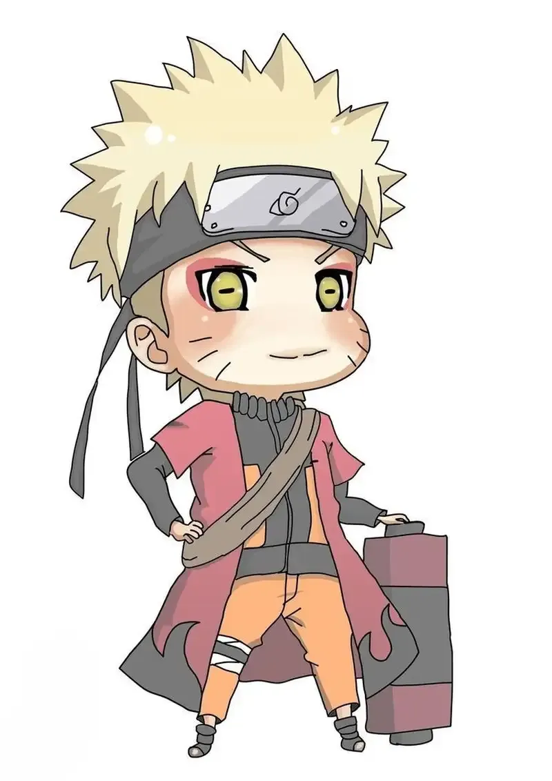 Bộ sưu tập ảnh Naruto Uzumaki chibi 8