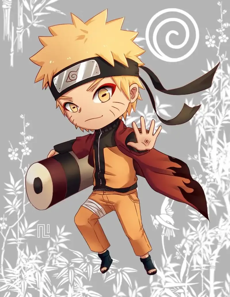 Bộ sưu tập ảnh Naruto Uzumaki chibi 10
